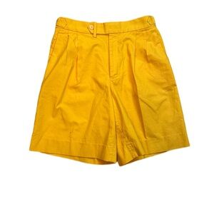 Banana Republic Yellow Canvas Short